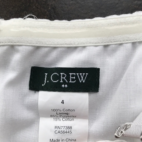 J. Crew White cotton dress - Picture 3 of 3